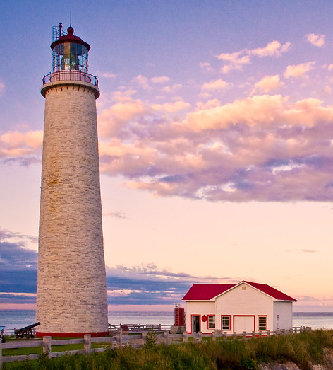 Image du Phare de Cap-des-Rosiers / Image of the Cap-des-Rosiers lighthouse